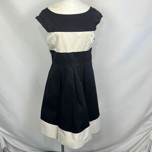 Kate Spade Black and White Striped Dress